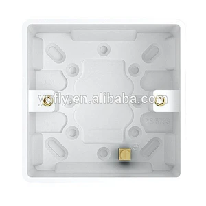 dual celling 25mm 1 gang electrical switch surface pattress wall switch box