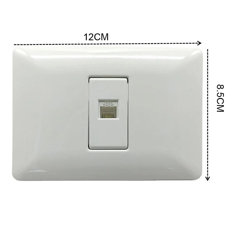 CAT 3 White Color General-Purpose South America Standard Telephone Socket