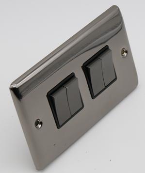 BV308  4 gang 2 way plate switch
