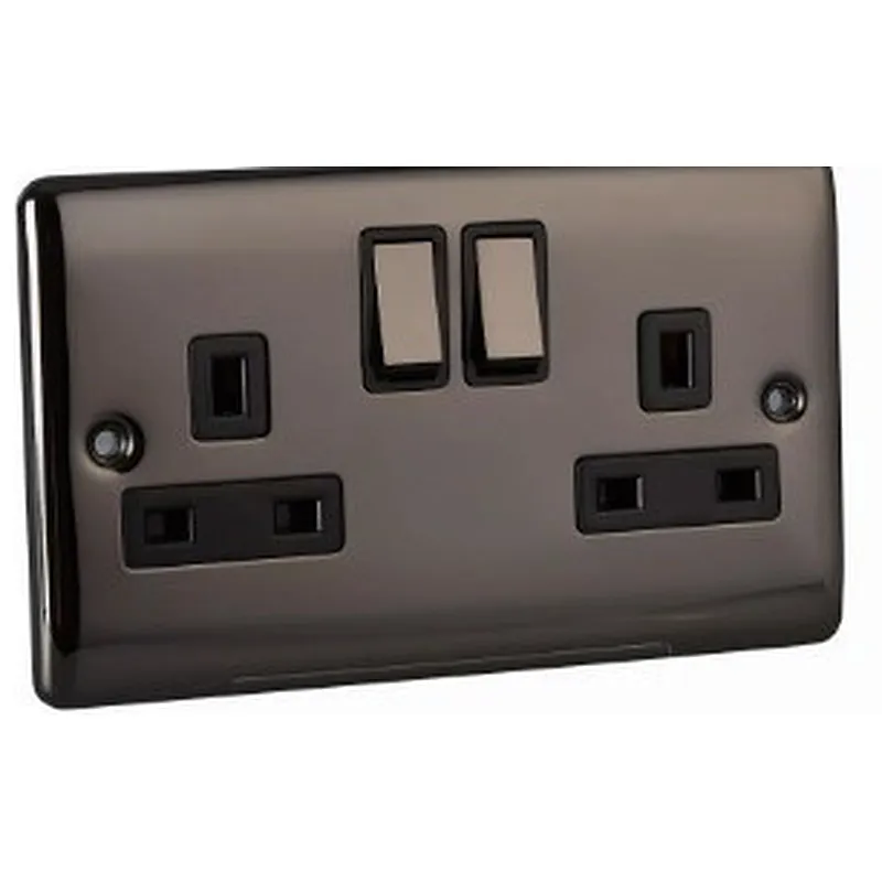 BV410  2GANG SOCKET,DOBLE POLE