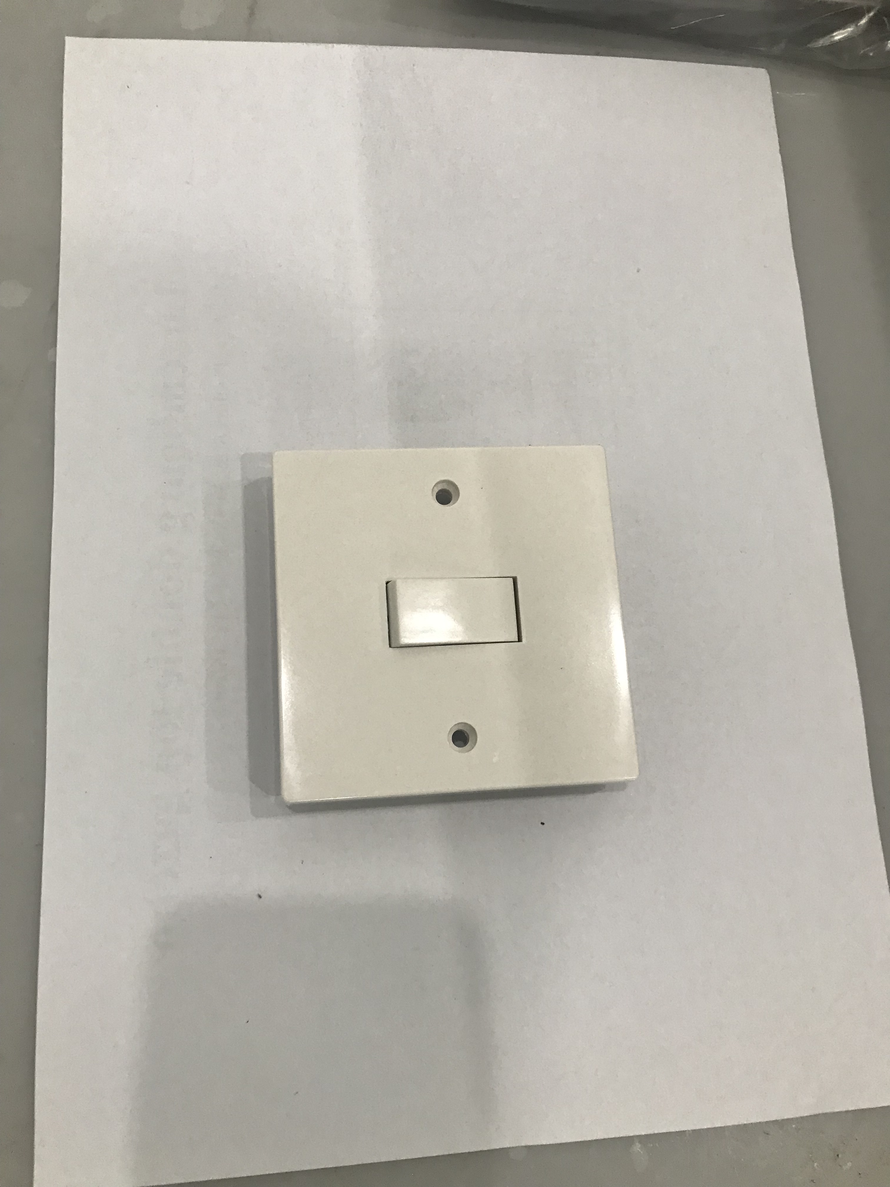 1 gang 2 way plate switch