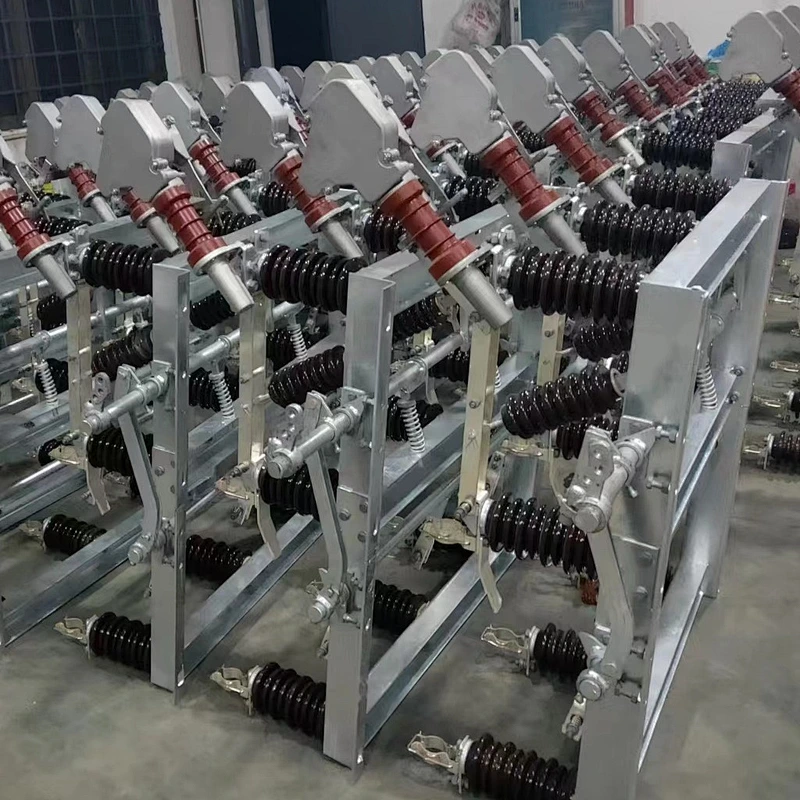 China Factory High Voltage Disconnector Outdoor Three Phase Disconnect Switch With Arc Extinguish Room Load Break Switch
