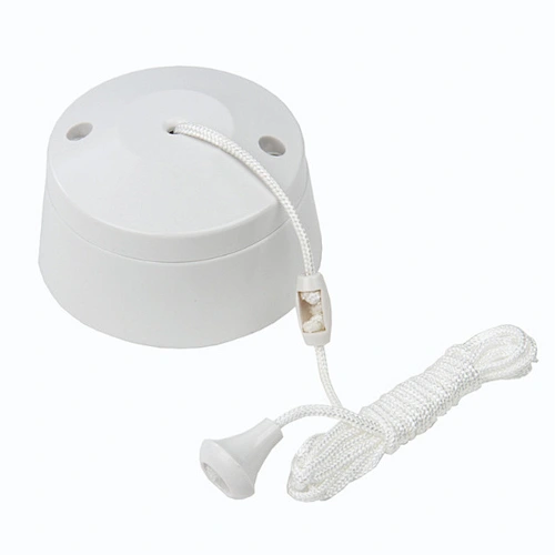 British standard 10A 250V 1 way 2 ways white pull switch