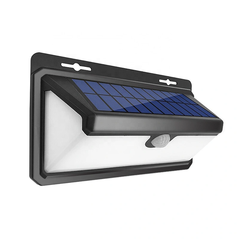 Solar Trilaterally Emitting 158LED Flame Style Security waterproof outdoor led solar powered garden lamp