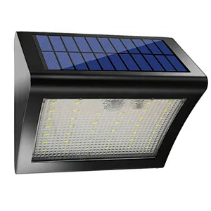 led solar powered garden lamp Human Motion Sensor Solar 38LED High-Bright Large C-Angle Wall Lamp, solar street light