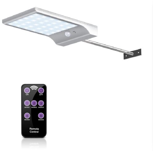 48 led Solar Light Color Adjustable Remote control motion sensor electric solar wall light for home garden use
