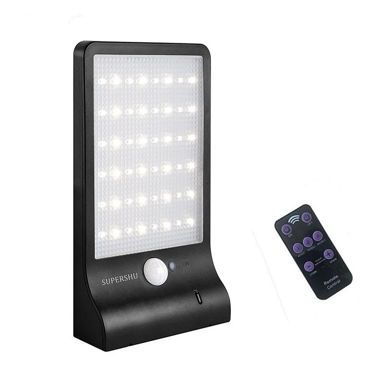 Solar Energy Human Motion Sensor / Ultra-thin strip pole  wall lamp solar led street lamp light
