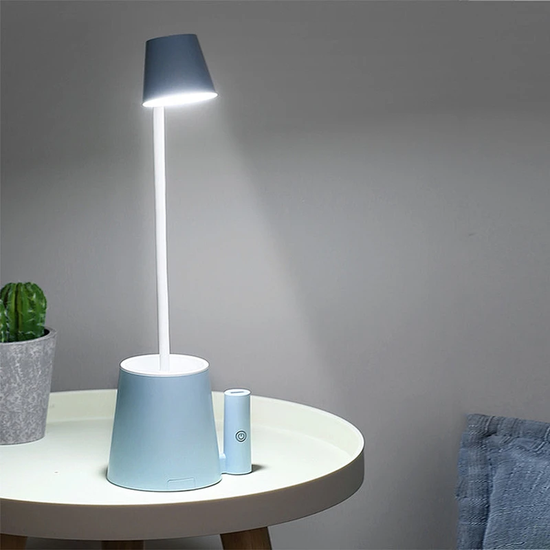 USB rechargeable touch student dormitory desktop eye-protection LED desk lamp modern table lamp
