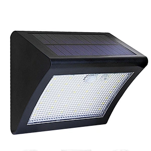 led solar powered garden lamp Human Motion Sensor Solar 38LED High-Bright Large C-Angle Wall Lamp, solar street light