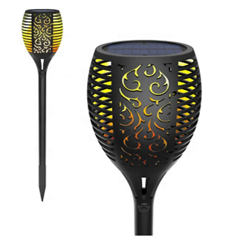 Waterproof 96LED Solar Torch Lights Dancing Flame Outdoor Decorations Solar Garden Lamp