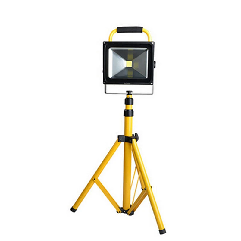 Night searcher Workstar Epistar 20w led portable rechargeable floodlight with tripod