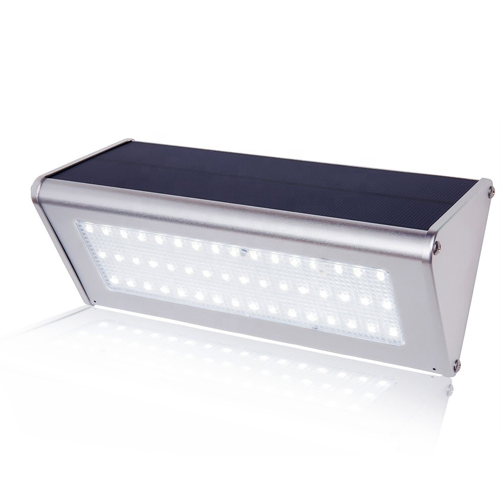 Battery waterproof Powered 48 LEDs PIR Wall Mounted Security Lamp Solar Motion Sensor Light outdoor garden light