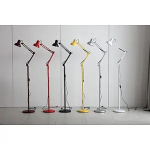 Hotel Bedside Reading Study Lamp Light Modern  60w E27 base 50HzFlexible Cute Metal Iron art long arm Desk Lamp