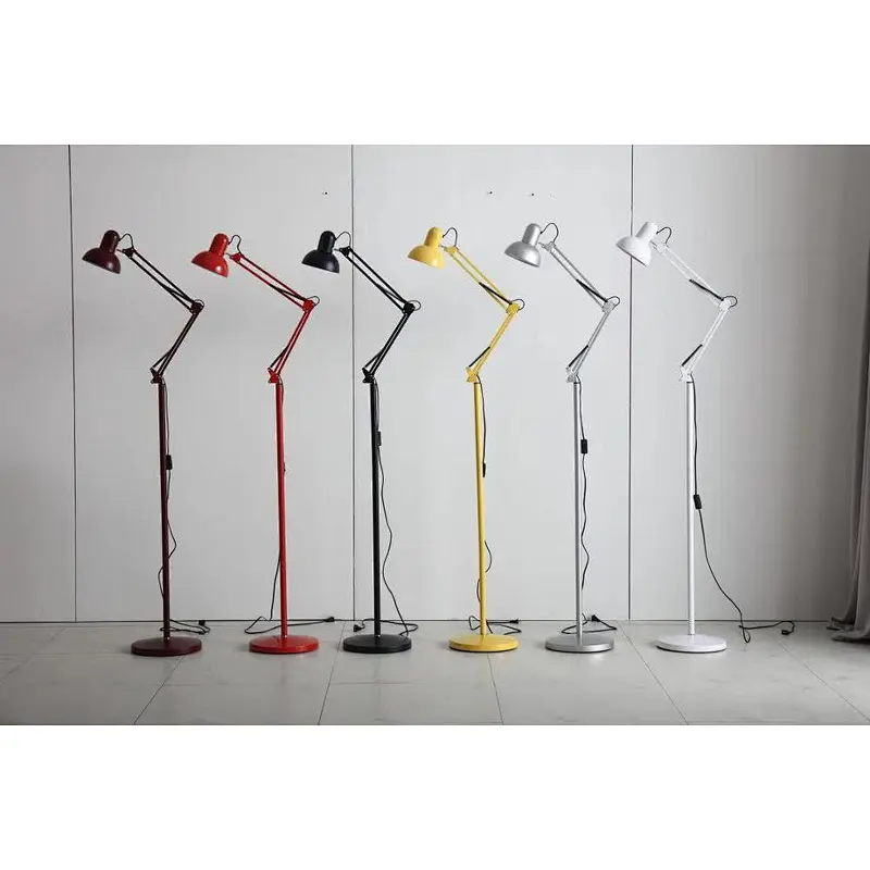 Hotel Bedside Reading Study Lamp Light Modern  60w E27 base 50HzFlexible Cute Metal Iron art long arm Desk Lamp