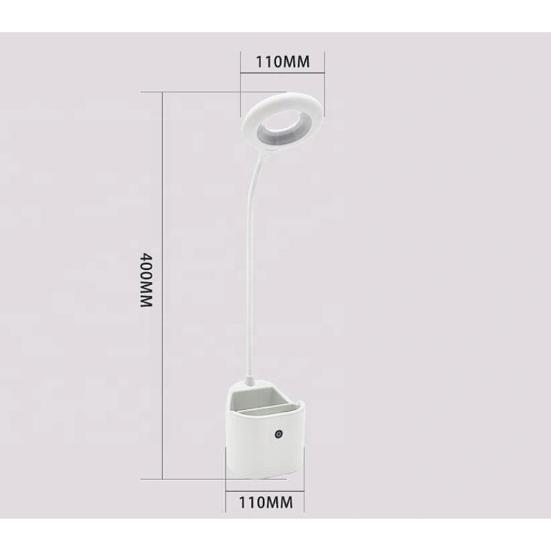 modern style Pen holder table lamp Touch switch Dimming table lamp for study desk lamp