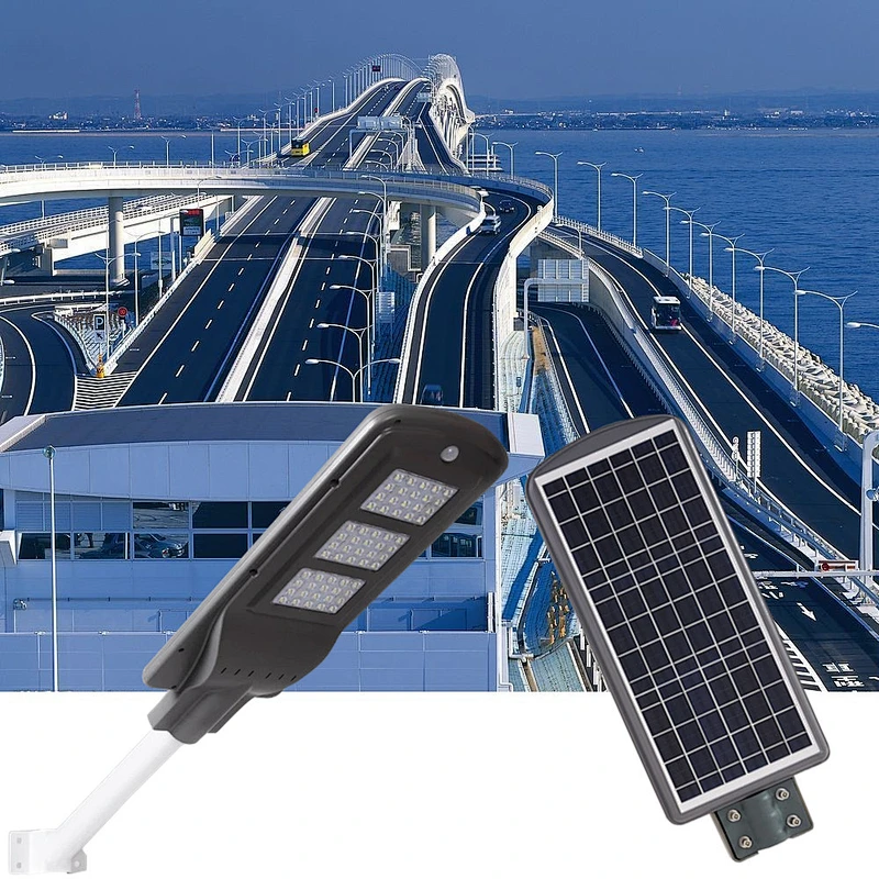20W 40W 60W Outdoor Powered Street Light Sensor Solar Garden LED Park Road
