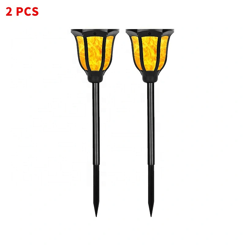 LED Lights Solar Powered Motion Sensor LED Street Light IP65 Protection Outdoor Wall Light, Solar Torch/Flame Lamp