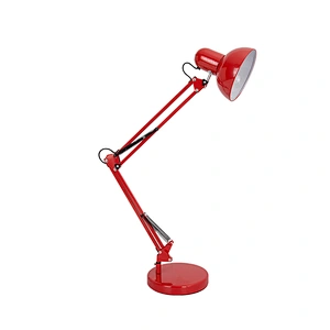 Flexible long swing arm led desk lamp metal adjustable folding reading modern table lamp