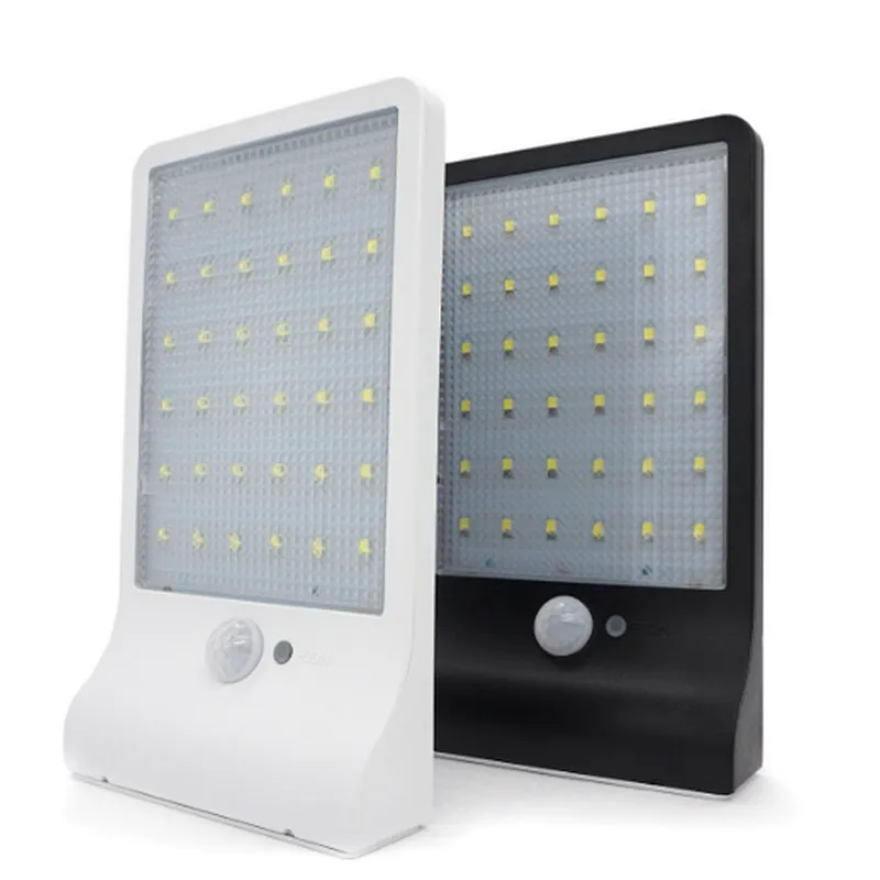 Amazon popular 36led Solar Lamps with Human body induced Outdoor Waterproof Courtyard Countryside Wall Lamp Street Lamps