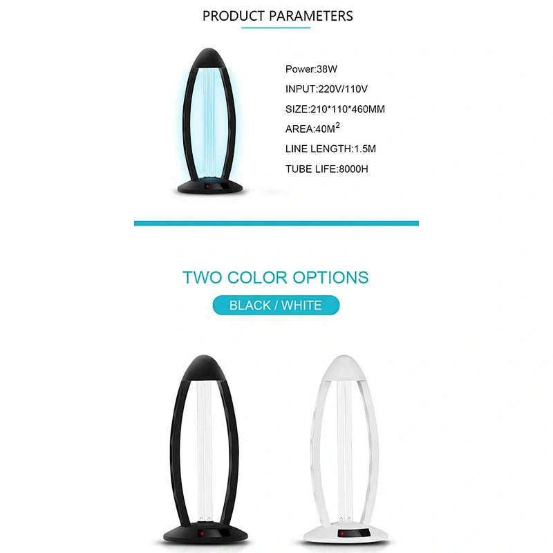 UV sterilization ultraviolet disinfection remote control Ozone uv germicidal lamp