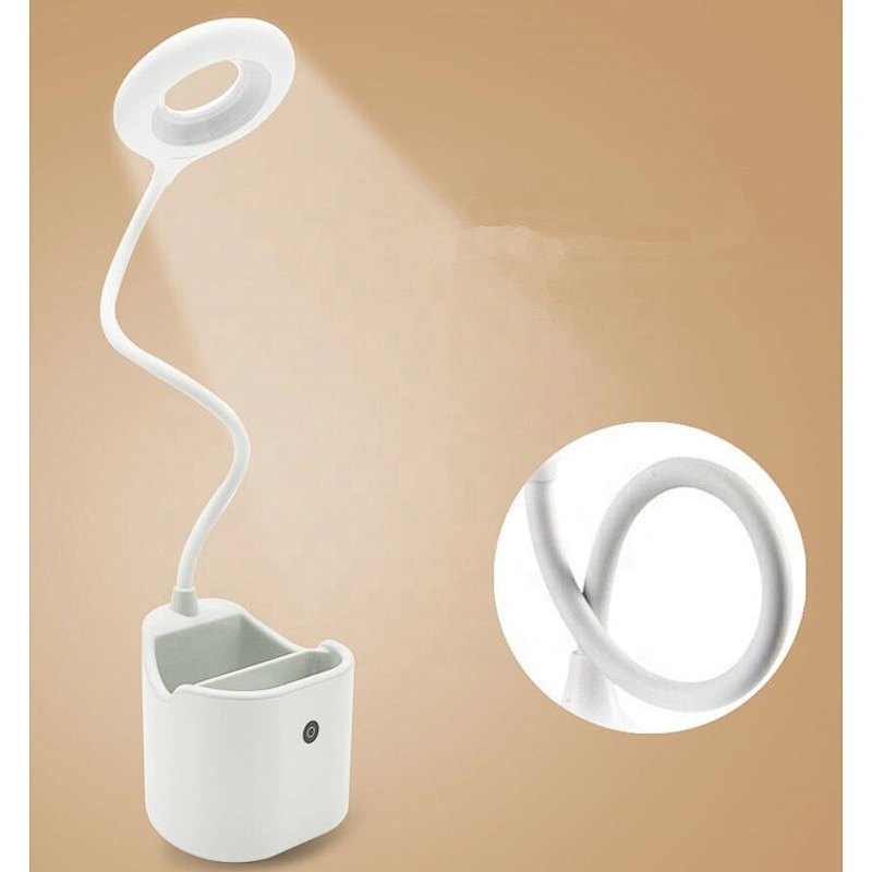 modern style Pen holder table lamp Touch switch Dimming table lamp for study desk lamp