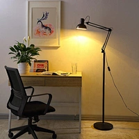 Wholesale iron modern led folding economic led floor lamp for reading room desk lamp