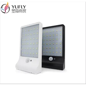 Amazon popular 36led Solar Lamps with Human body induced Outdoor Waterproof Courtyard Countryside Wall Lamp Street Lamps