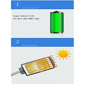 20W 40W 60W Outdoor Powered Street Light Sensor Solar Garden LED Park Road