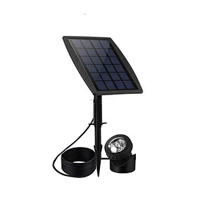 Solar Pond Spotlights,Submersible Lights Landscape Underwater Lights IP68 Waterproof for Pond,Garden,Landscape,Fountain,Outdoor