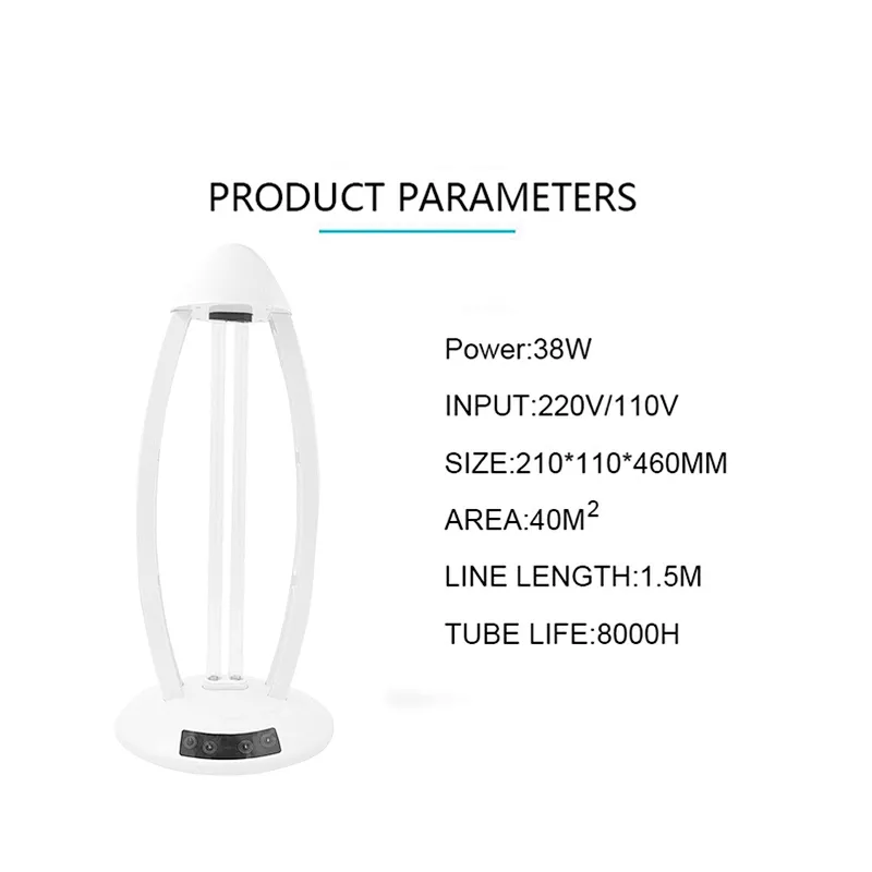 Uv Lamp Light Remote control  UVC sterilization ultraviolet disinfection remote control Ozone uv germicidal lamp Uv Lamp Light
