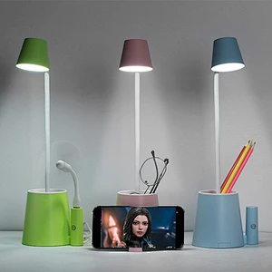 USB rechargeable touch student dormitory desktop eye-protection LED desk lamp modern table lamp