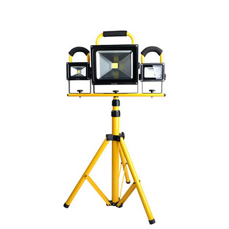 Night searcher Workstar Epistar 20w led portable rechargeable floodlight with tripod