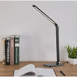 Led Modern Table Lamp Wireless Charger Foldable Mobile Phone Usb Charging For Phone Led Desk Lamp With Qi Wireless Charger