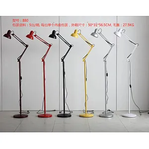 Modern Style Long Arm Foldable Working Table Lamp for Office American Wholesale Flexible Cute Metal Iron art long arm Desk Lamp