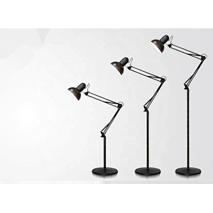 Wholesale iron modern led folding economic led floor lamp for reading room desk lamp