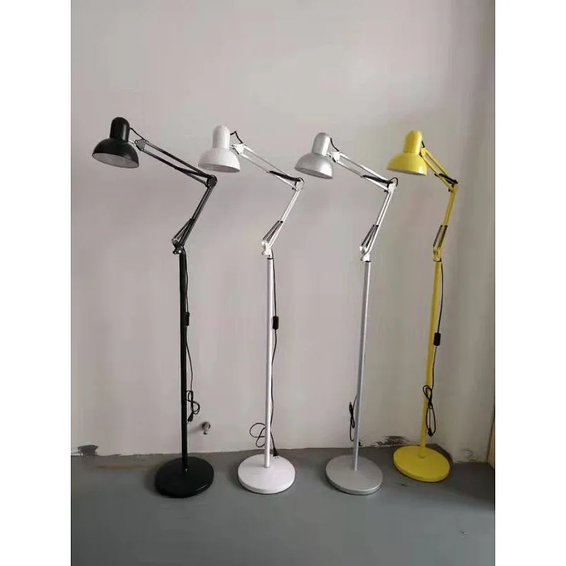 Hotel Bedside Reading Study Lamp Light Modern  60w E27 base 50HzFlexible Cute Metal Iron art long arm Desk Lamp