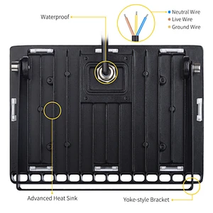 4PCS Ultrathin LED Flood Light 10W 20W 30W 50W 100W IP65 110V/220V LED Spotlight Refletor Outdoor Lighting Wall Lamp Floodlight