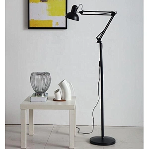 Wholesale iron modern led folding economic led floor lamp for reading room desk lamp
