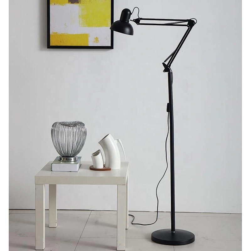 Wholesale iron modern led folding economic led floor lamp for reading room desk lamp