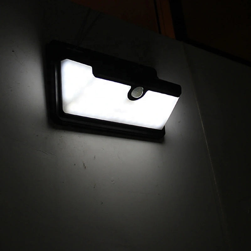 Solar Trilaterally Emitting 100LED High-Bright Security waterproof outdoor led solar wall powered garden light