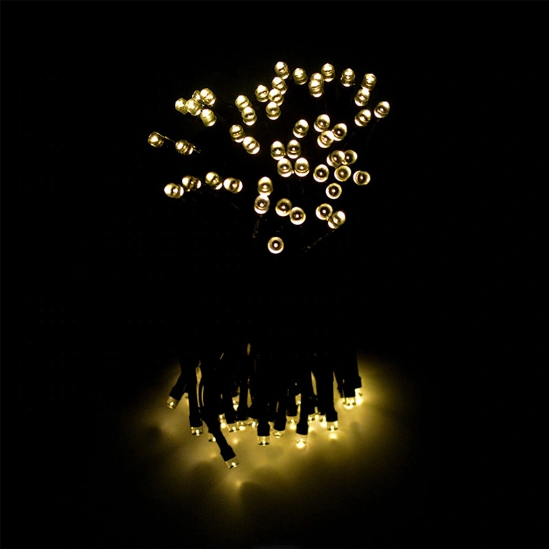 100LED Warm White Holiday Decorative Garden Waterproof Solar LED string light, Solar Energy lamp