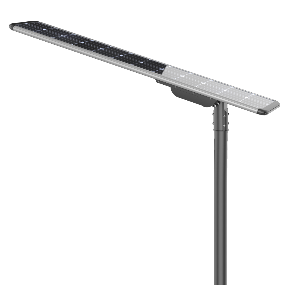 Adjustable Angle Aluminum Housing Integrated Solar Street Light 150W 120W 100W For Outdoor Lighting