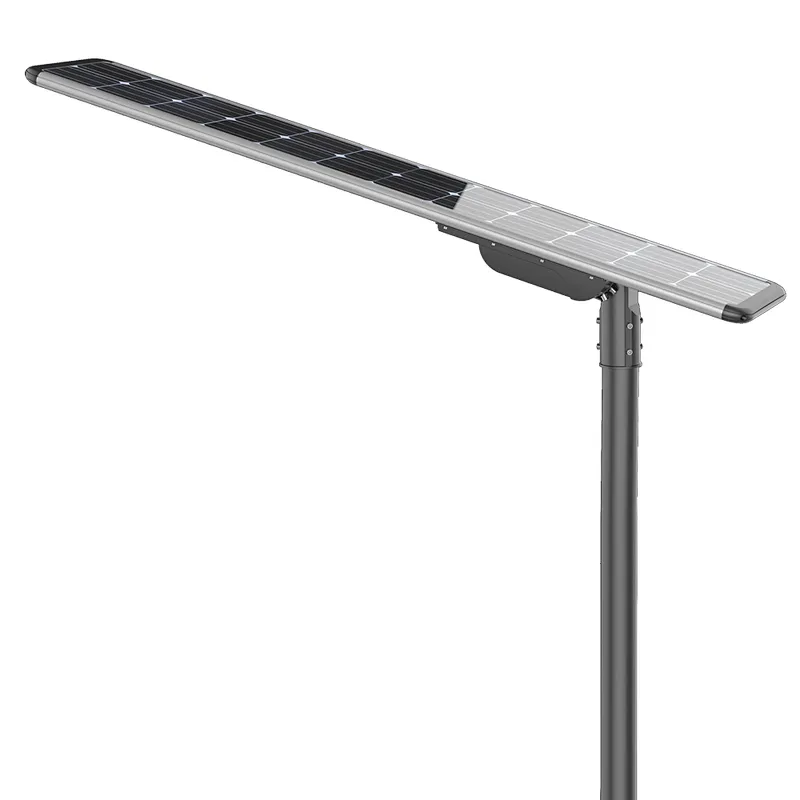 Adjustable Angle Aluminum Housing Integrated Solar Street Light 150W 120W 100W For Outdoor Lighting