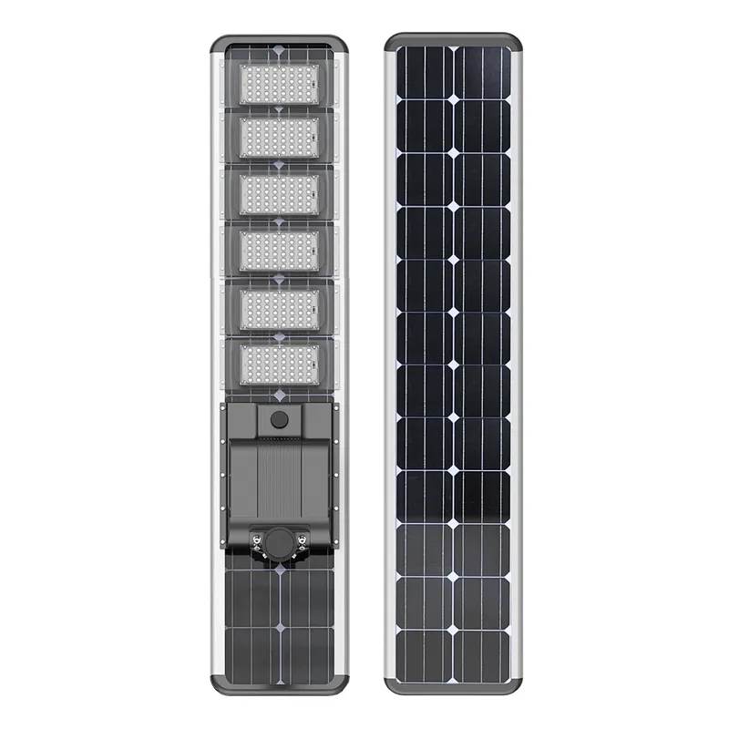 Adjustable Angle Aluminum Housing Integrated Solar Street Light 150W 120W 100W For Outdoor Lighting