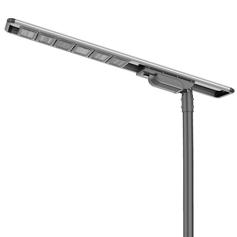 Adjustable Angle Aluminum Housing Integrated Solar Street Light 150W 120W 100W For Outdoor Lighting