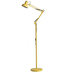 Energy saving iron modern led folding economic led floor lamp for reading room desk lamp