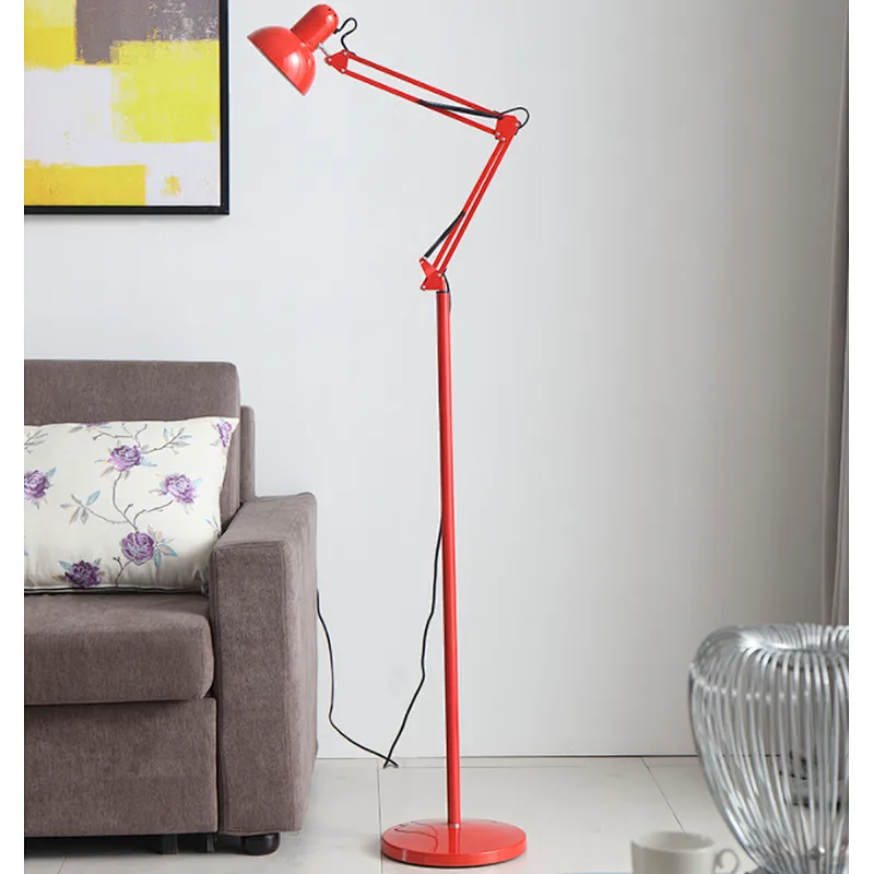 Energy saving iron modern led folding economic led floor lamp for reading room desk lamp