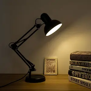 Classic American iron LED eye protection desk lamp bedside study office energy saving dormitory table lamp