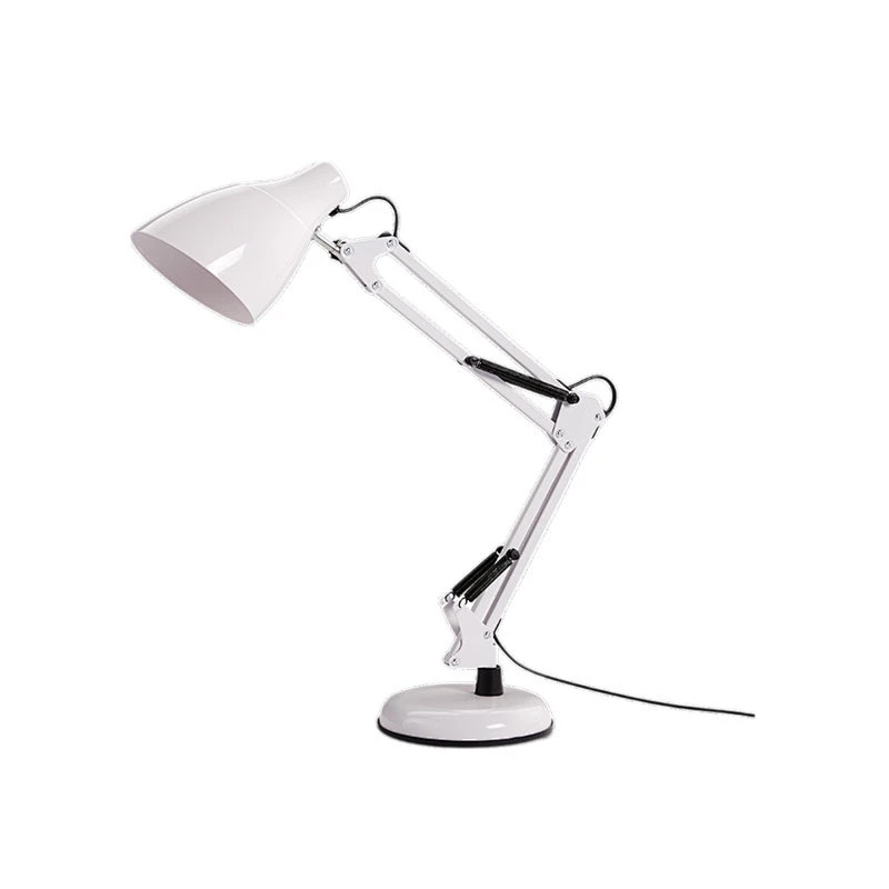 Adjustable Swing Arm Metal Desk Study Light for Bedroom Office Table Lamp Flexible Led Portable Luminaire Desk Lamps