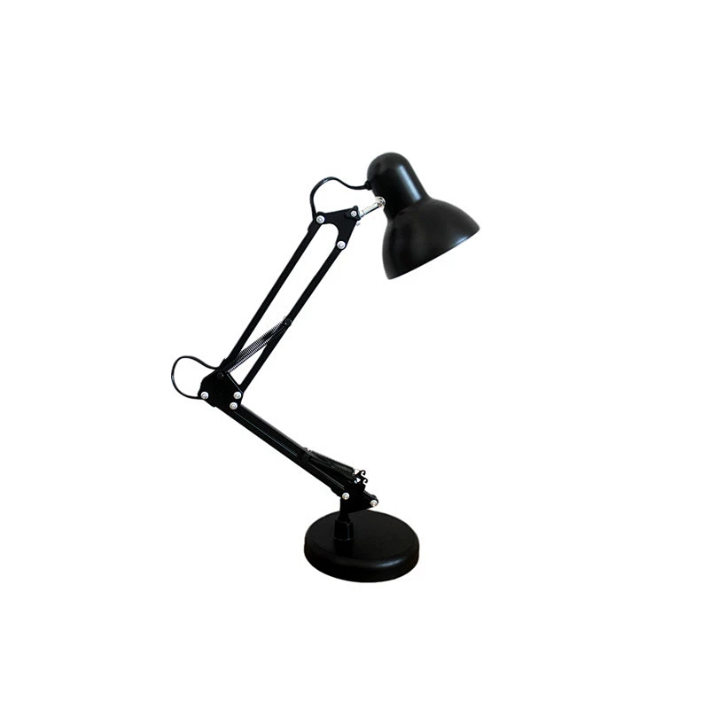 Modern LED Desk Lamps Nordic Lamp Lights Reading Light Long Swing Arm Black/White/Red LED Home Decor Table Lamp